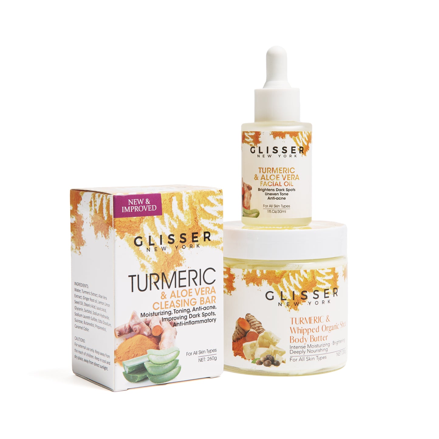 Turmeric & Aloe Vera Cleansing Bar Soap 200g