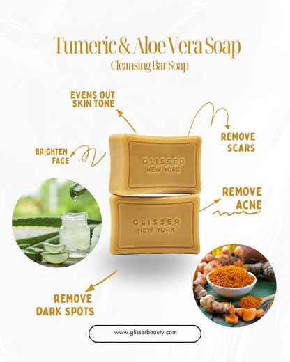 Turmeric & Aloe Vera Cleansing Bar Soap 200g