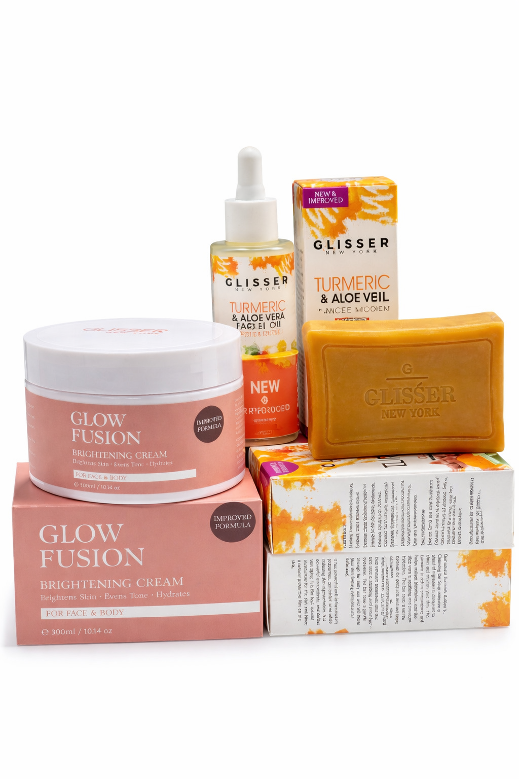 Youthful Glow Pack 4PC (With Turmeric & Aloe Vera Soap /Oil )
