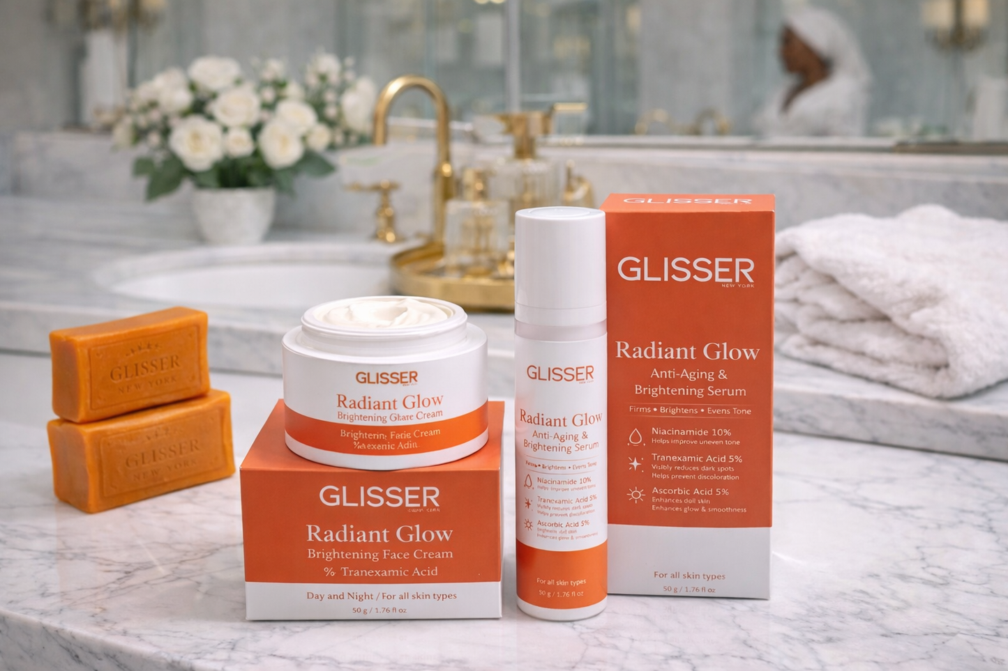 Radiant Glow                   Anti-Aging & Brightening Serum