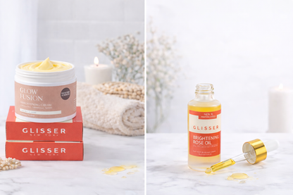 Youthful Glow Pack 4PC ( With Rose Oil & Brightening/Exfoliating Soap x 2)