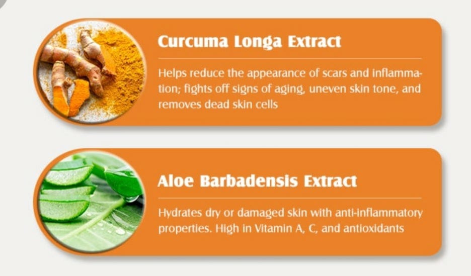 Turmeric & Aloe Vera Cleansing Bar Soap 200g